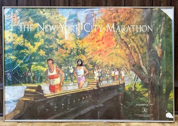 A NYC Marathon Poster - C. 1990