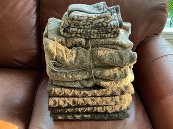 Brown Towels, Assorted Sizes