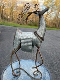 21' Scrap Metal Deer Yard Art