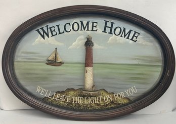 Nautical Welcome Home Sign