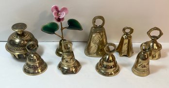 Lot Of Vintage Metal Bells