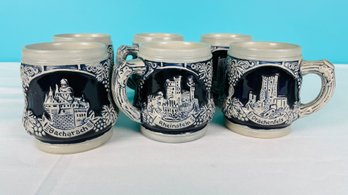 German Castle Mugs - Drachenfels, Rheinstein, Bacharach Etc