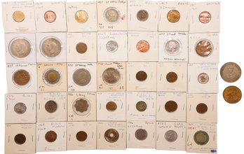 Large Mix Lot Of Foreign Coins