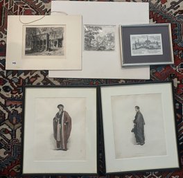 FOUR VICTORIAN PRINTS