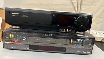 Panasonic AG-1970 Video Cassette Recorder S-VHS & JVC High Resolution VCR Over 400 Lines. RD - A5