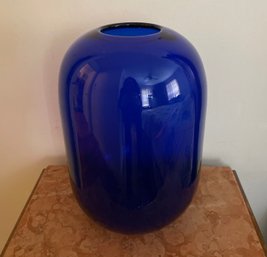 Perfect Large Cobalt Blue Vase - 11 3/4' High