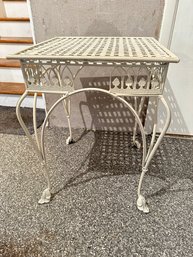 Vintage Metal Side Table