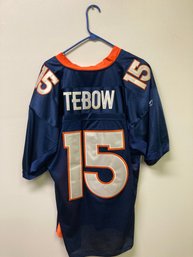 Vintage Tim Tebow Broncos Sewn Jersey Reebok Size 52