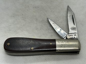 RARE 1960s CASE XX DERLIN BARLOW 2-BLADE POCKET KNIFE- MODEL 62009 1/2