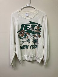 Vintage Ny Jets Sweatshirt Bugs Bunny Etc