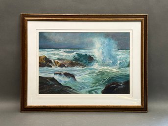 Frank E. Zuccarelli, Original Painting, Seascape, Signed