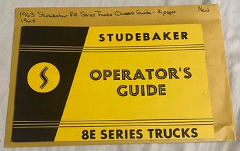 1963/64 Studebaker 8E Series Trucks Owners Guide