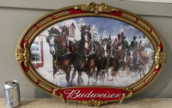 Large Budweiser Advertising