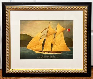 An Original Oil On Canvas, 'The Schooner Resolute,' By Martin Wiscomb (Contemporary, English)