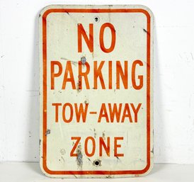 A Vintage No Parking Sign