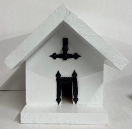 Handmade Bird House With Iron Hardware