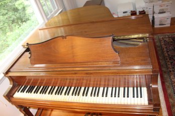 1928 Chickering Baby Grand Player Piano With 2 Boxes Of Music Rolls