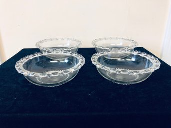 Orchard Glass RICHELIEU Clear Fruit/dessert Bowl