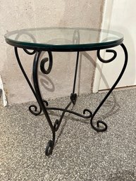 Wrought Iron Side Table