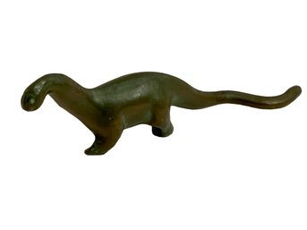 Fantastic 7 Inch Long Solid Brass Dinosaur!!!