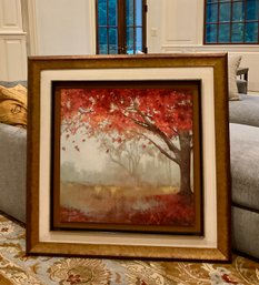 Large Eye Catching  Dimensional Fall Foliage Picture