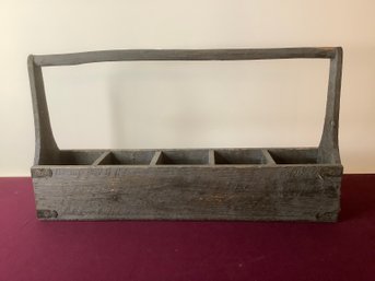 WOODEN TOOL CADDY