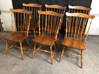 Hitchcock Dinning Room Chairs Set Of 6