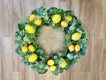 Gorgeous Faux Lemon & Lime With Boxwood Wreath  (2 Of 2)
