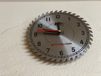 Saw Blade Wall Clock