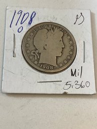 1908 O Half Dollar 129
