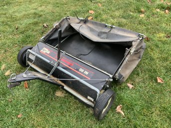 Lawn Sweeper Tractor Attachment