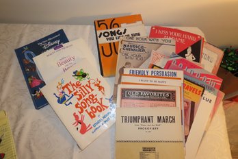 -Whole Box Of Mostly Old And Some New Sheet Music