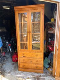 Vintage SJ Bailey And Sons Pine Cabinet