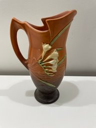 Roseville Freesia Brown Ewer