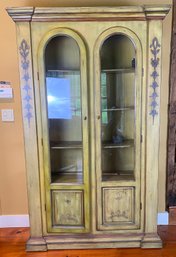 Two Door Contemporary Country Cabinet