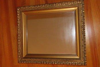 -Mirror In Gilt Gold Frame:  28 X 24