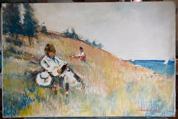 Impressionist Style Painting Signed Lower Right