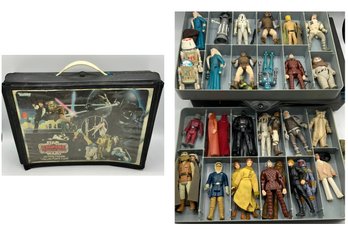 Vintage Case Of Star Wars ~ Full Of Figurines ~ More Than 30 Figurines