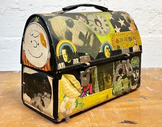 A Vintage Metal Lunchbox - Tons Of Character!