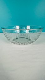 Pyrex Ribbed Clear Bowl