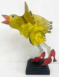 Acme Animals Handmade Chick Sculpture Signed