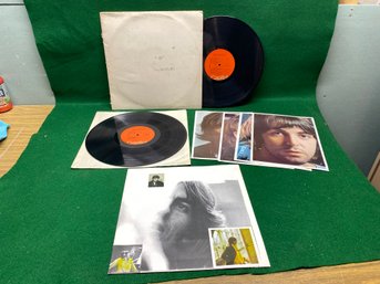 Beatles. The White Album On 1968 Apple Records. Double LP Record With Photos And Poster.