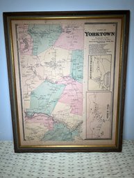 19th Century Map Of Yorktown, NY