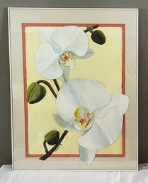 Big And Beautiful Layered Watercolor Art Of Orchids