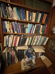 FIVE SHELVES OF BOOKS