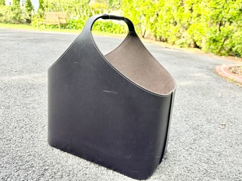 Leather Magazine Holder Or Catchall