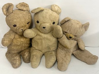 3 1950s Teddy Bears