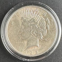 1922 Silver Peace Dollar