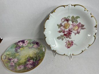 Beautiful Schumann Arzberg Germany Plate And Floral Serving Plate