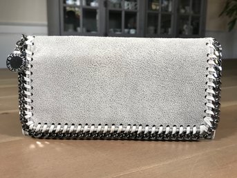 Incredible Like New STELLA Mc CARTNEY Falabella Zip Continental Wallet / Clutch - Paid Over $600 - WOW !